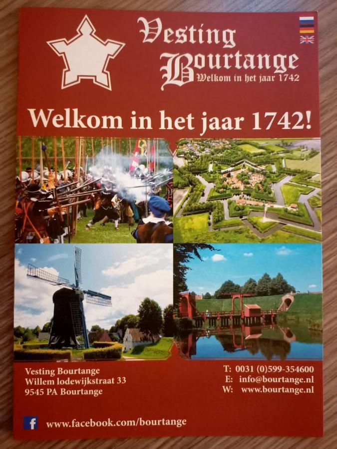 Bed and Breakfast Bij De Friesche Poort Bourtange Exterior foto